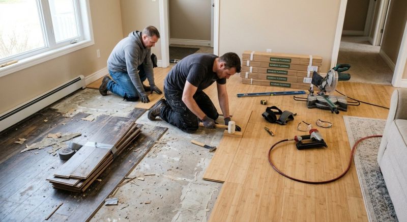 Bamboo Flooring Installation in Warsaw, IN