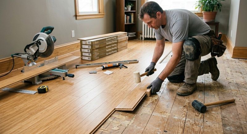 Bamboo Flooring Installation in Warsaw, IN