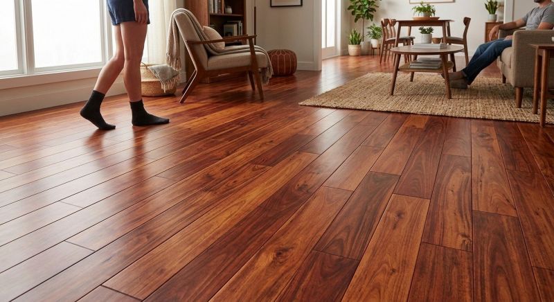 Cherry Floor Installation in Warsaw, IN