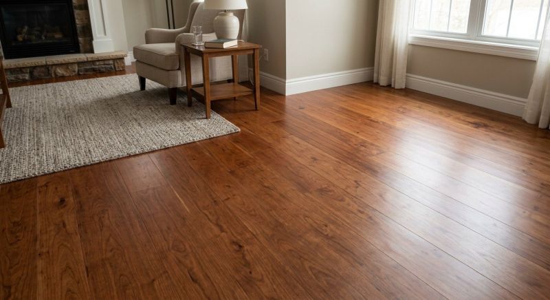 Cherry Floor Installation in North Webster, IN