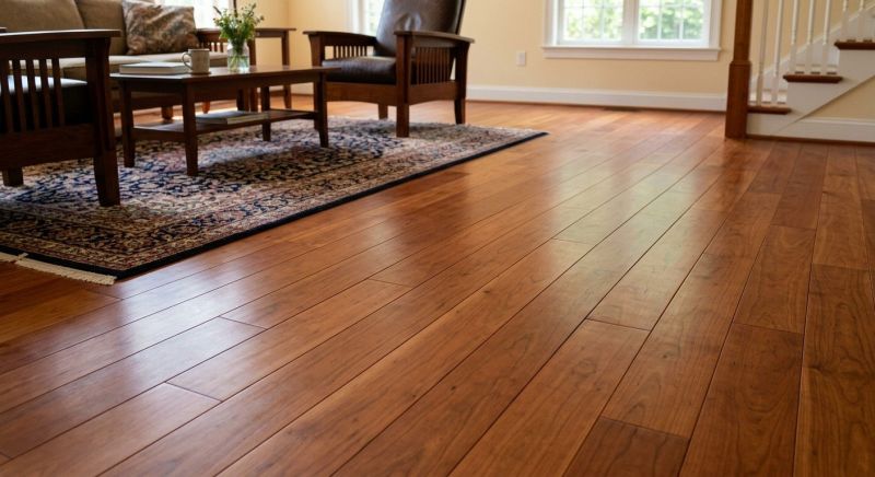 Cherry Floor Installation in Silver Lake, IN