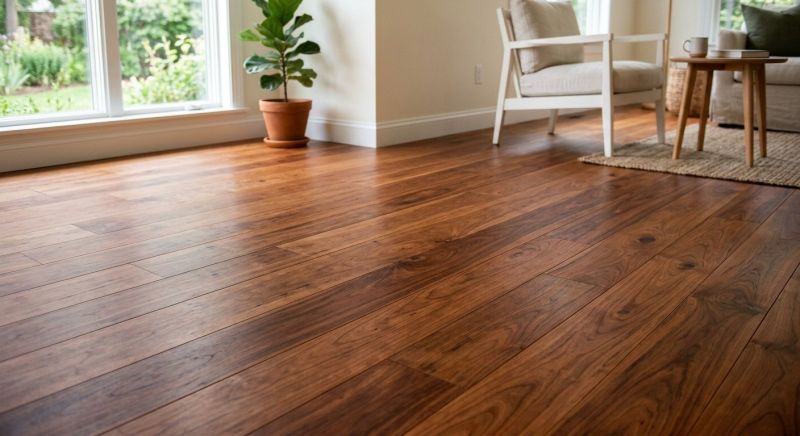 Cherry Floor Installation in Winona Lake, IN