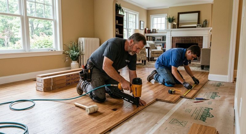 Hardwood Floor Installation in Warsaw, IN