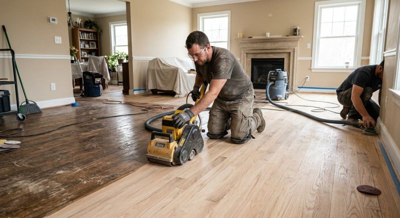 Hardwood Floor Renovation in Warsaw, IN