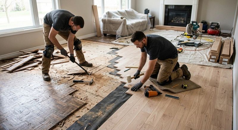 Hardwood Replacement in Albion, IN