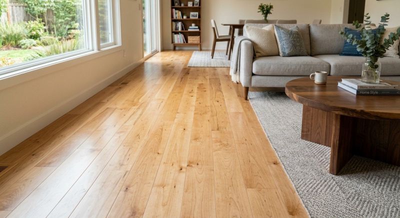 Maple Flooring Installation in Albion, IN