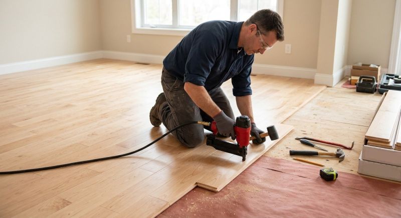 Maple Flooring Installation in Goshen, IN