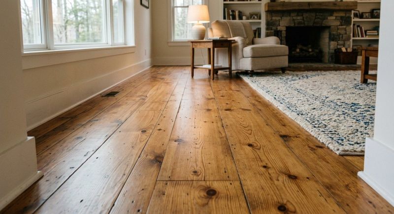 Pine Floor Installation in Warsaw, IN