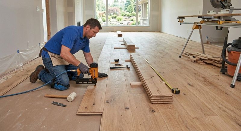 Plank Floor Installation in Warsaw, IN