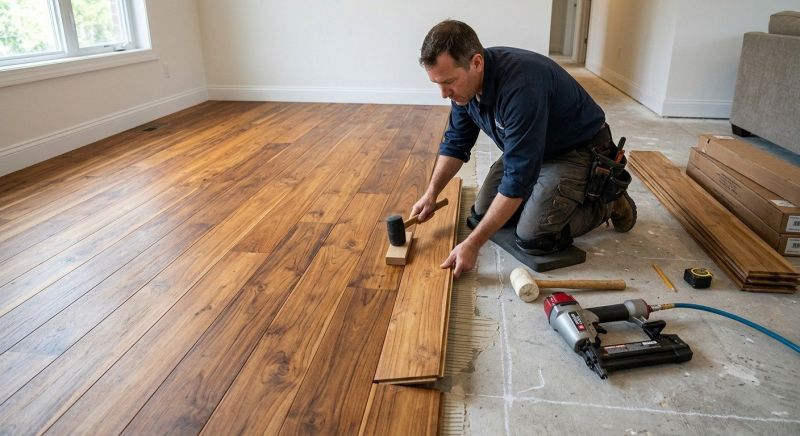 Teak Flooring Installation in Warsaw, IN