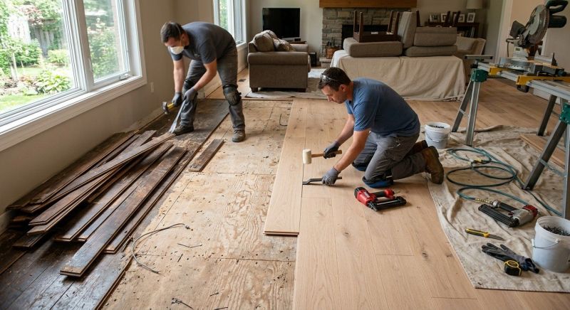 Wood Floor Replacement in Kosciusko County, IN