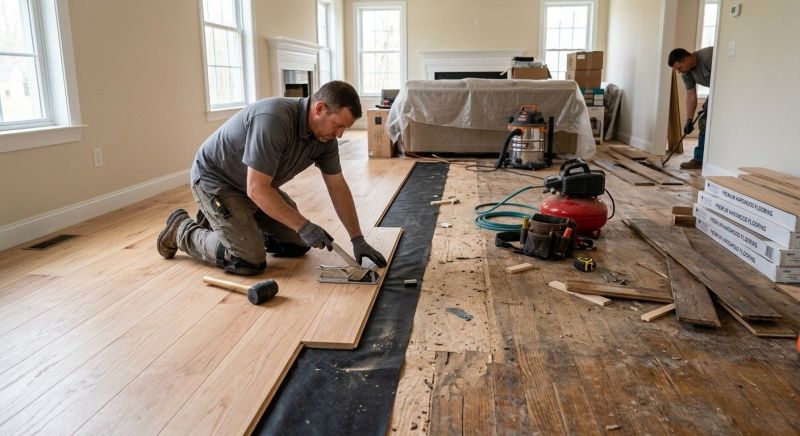 Wood Floor Replacement in Warsaw, IN