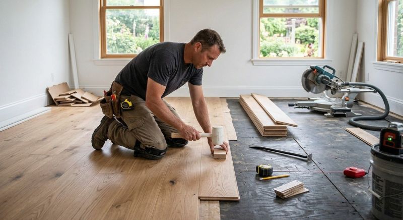 Wood Flooring Installation in Milford, IN