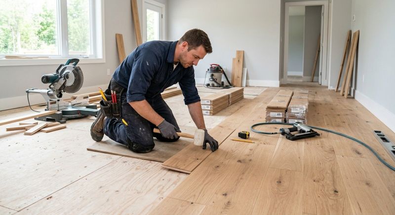 Wood Flooring Installation in North Webster, IN